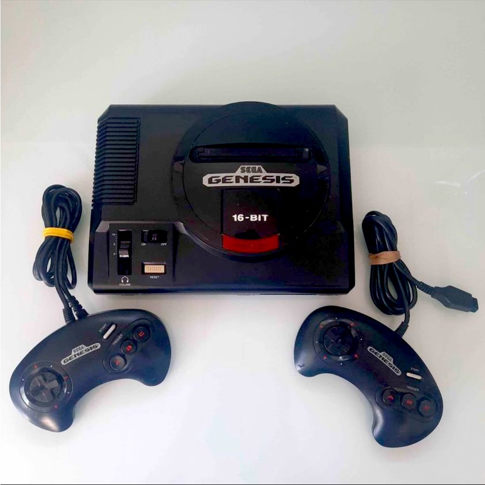 Vintage SEGA Genesis Console with 2 Controllers - Excellent Condition
